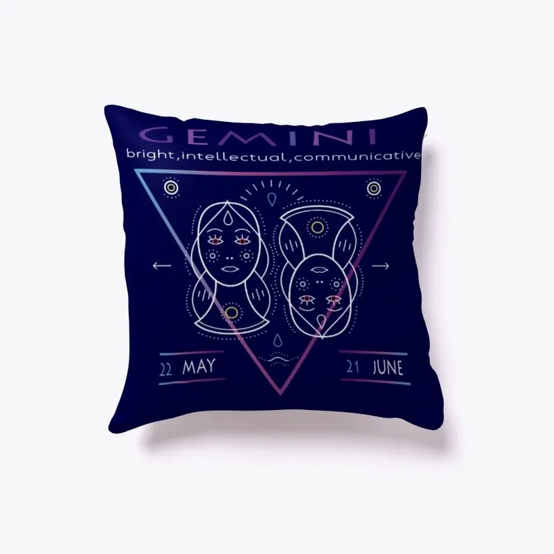 Gemini T-shirts with zodiac signs. 