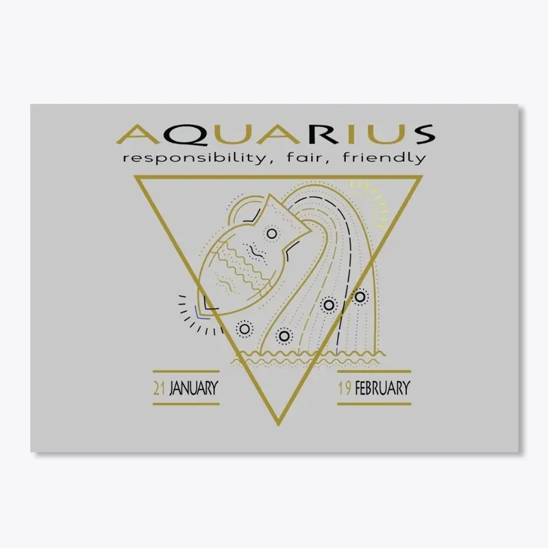 Aquarius T-shirt , Zodiac sign t-shirt