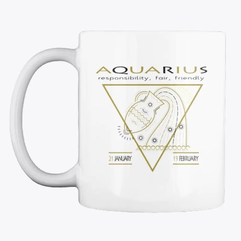 Aquarius T-shirt , Zodiac sign t-shirt