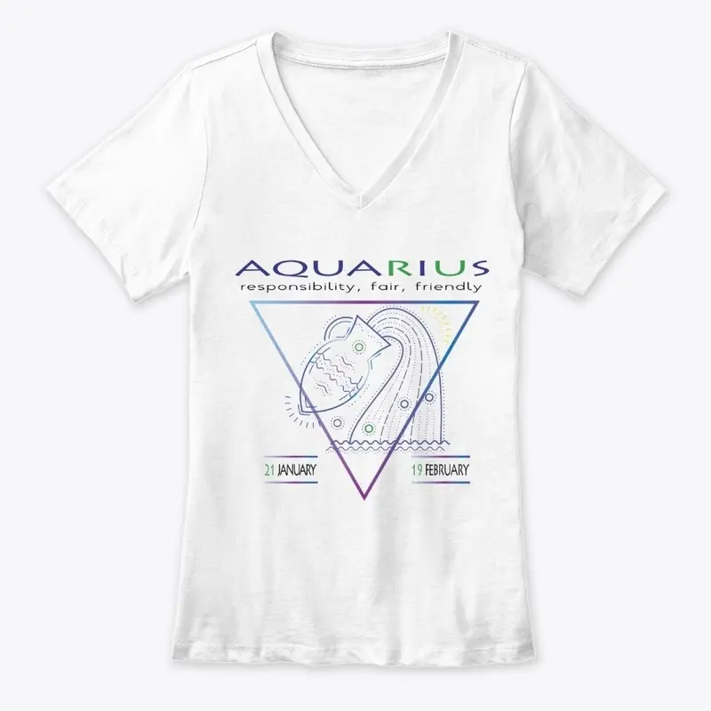 Aquarius T-shirt , Zodiac sign t-shirt