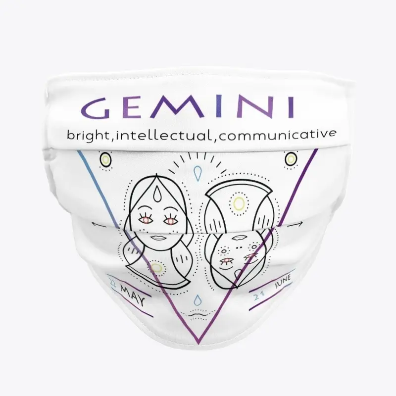 Gemini T-shirts with zodiac signs. 