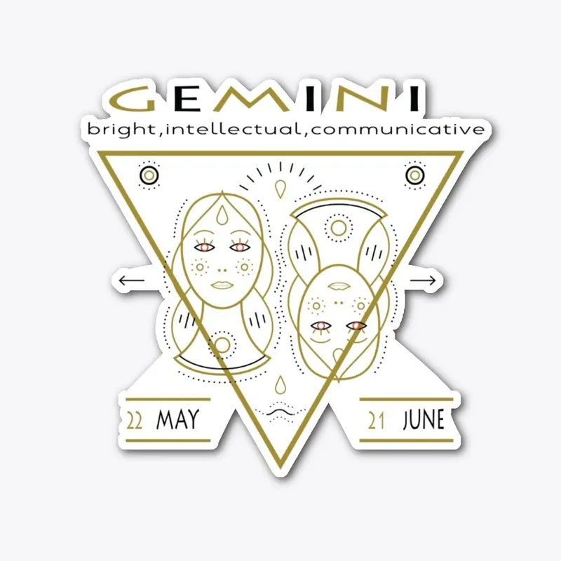 Gemini T-shirts with zodiac signs.