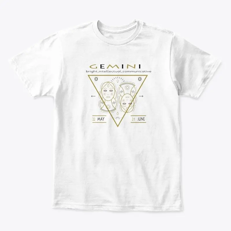 Gemini T-shirts with zodiac signs.