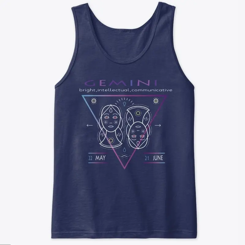 Gemini T-shirts with zodiac signs. 