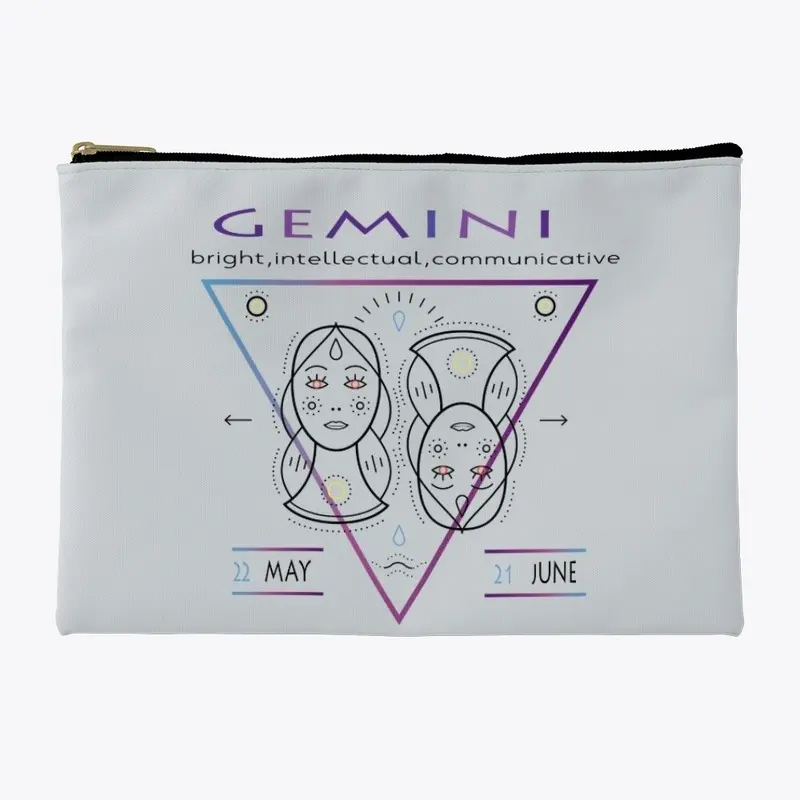 Gemini T-shirts with zodiac signs. 