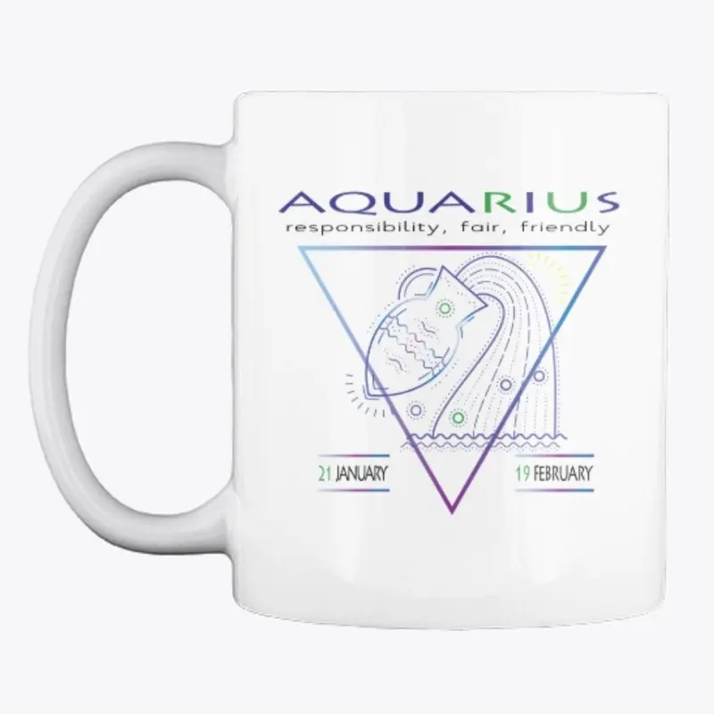 Aquarius T-shirt , Zodiac sign t-shirt