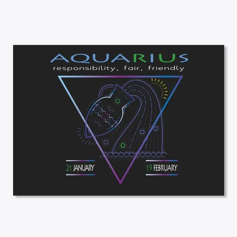 Aquarius T-shirt , Zodiac sign t-shirt