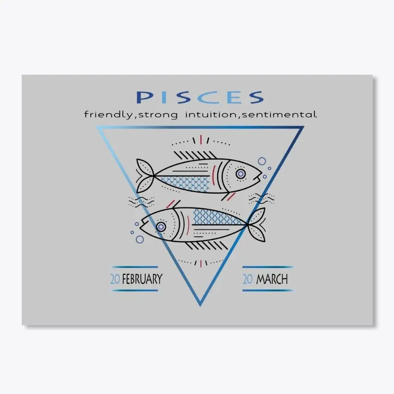 Pisces T-shirt , Zodiac sign t-shirt